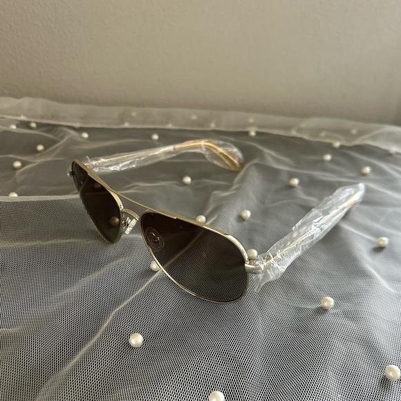 Kate Spade Emmaline Silver Aviator Sunglasses NWOT main image 8